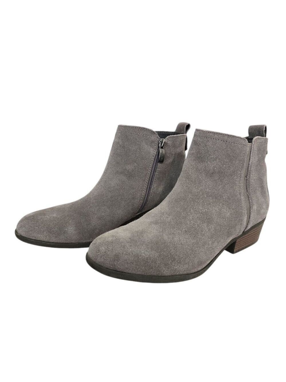 Michael by Michael Shannon Gray Suede Colton Ankle Bootie Sz 8